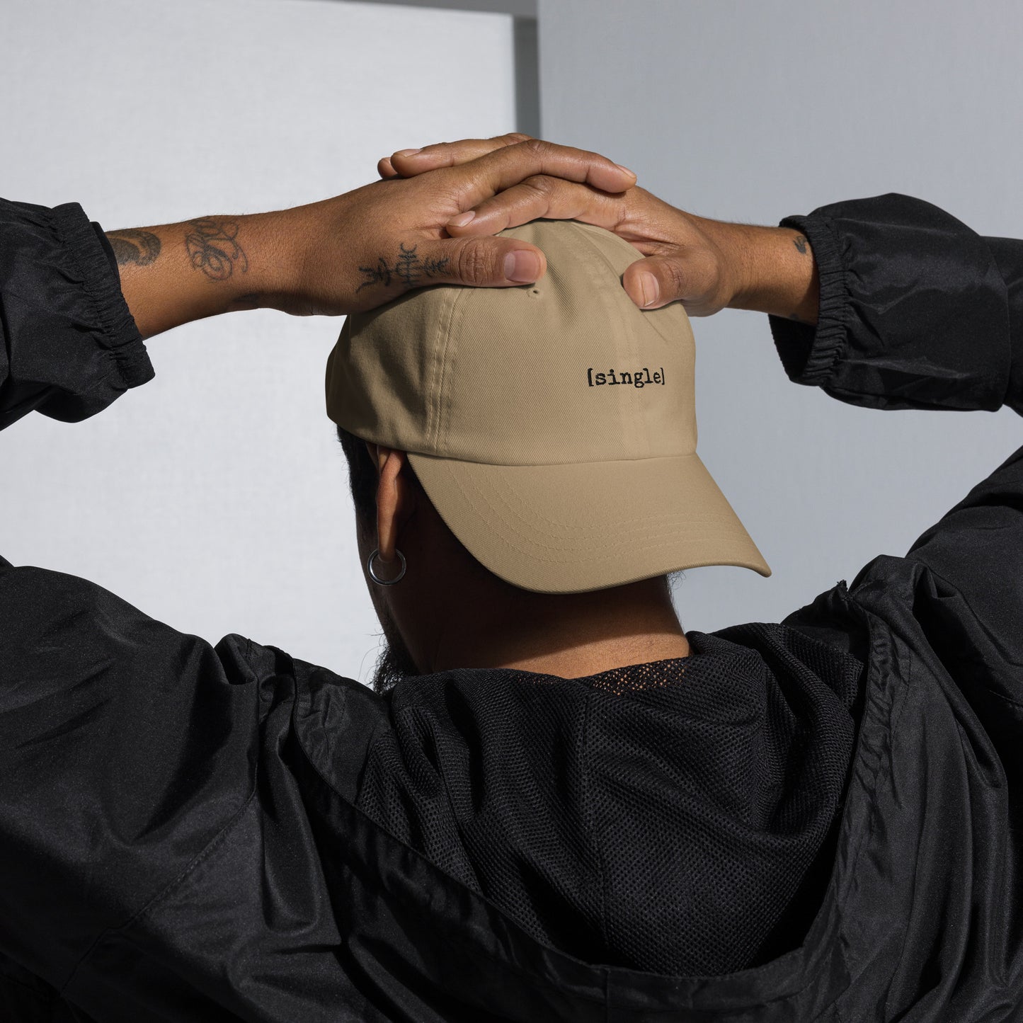 The [single] Project - Black Embroidery / Dad Hat