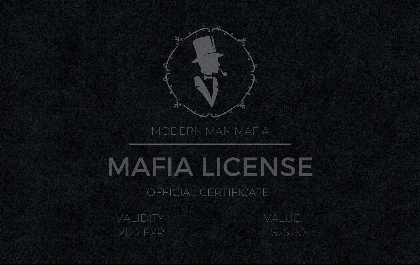 Mafia License - Gift Card