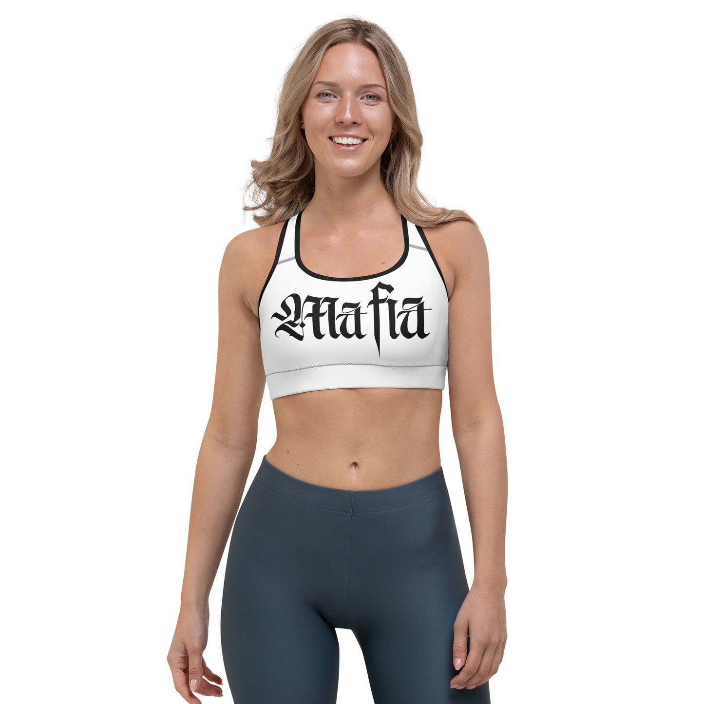 The Mafiasita - White Sports Bra