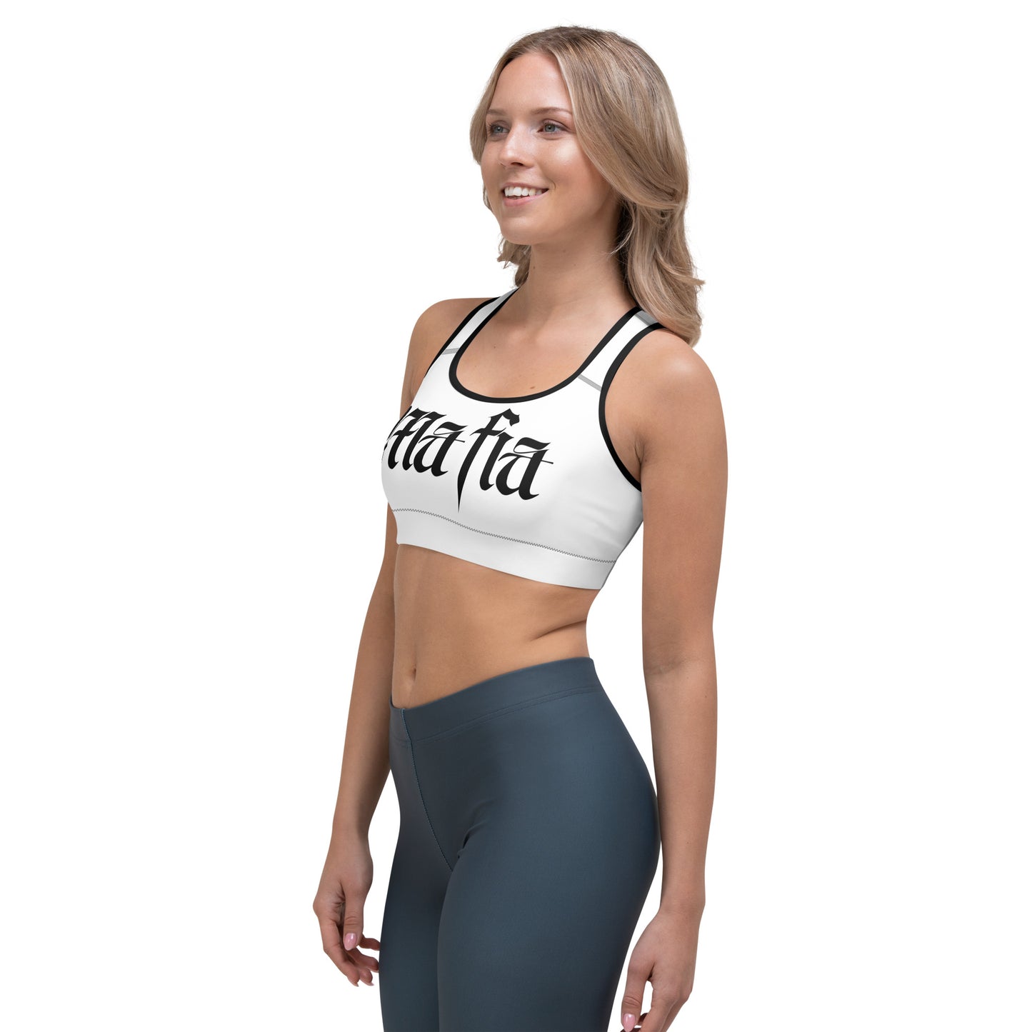 The Mafiasita - White Sports Bra