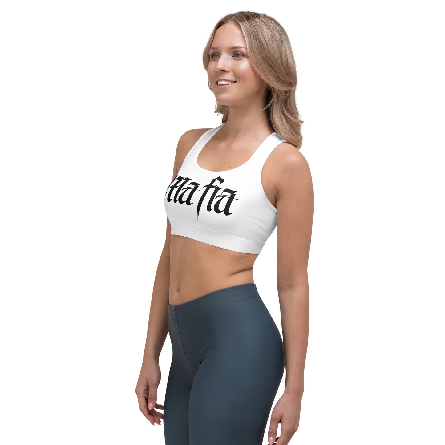 The Mafiasita - White Sports Bra