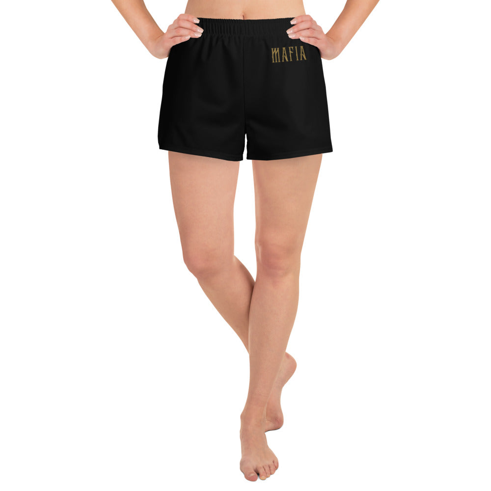 The Golden Mafioso - Women’s Recycled Athletic Shorts