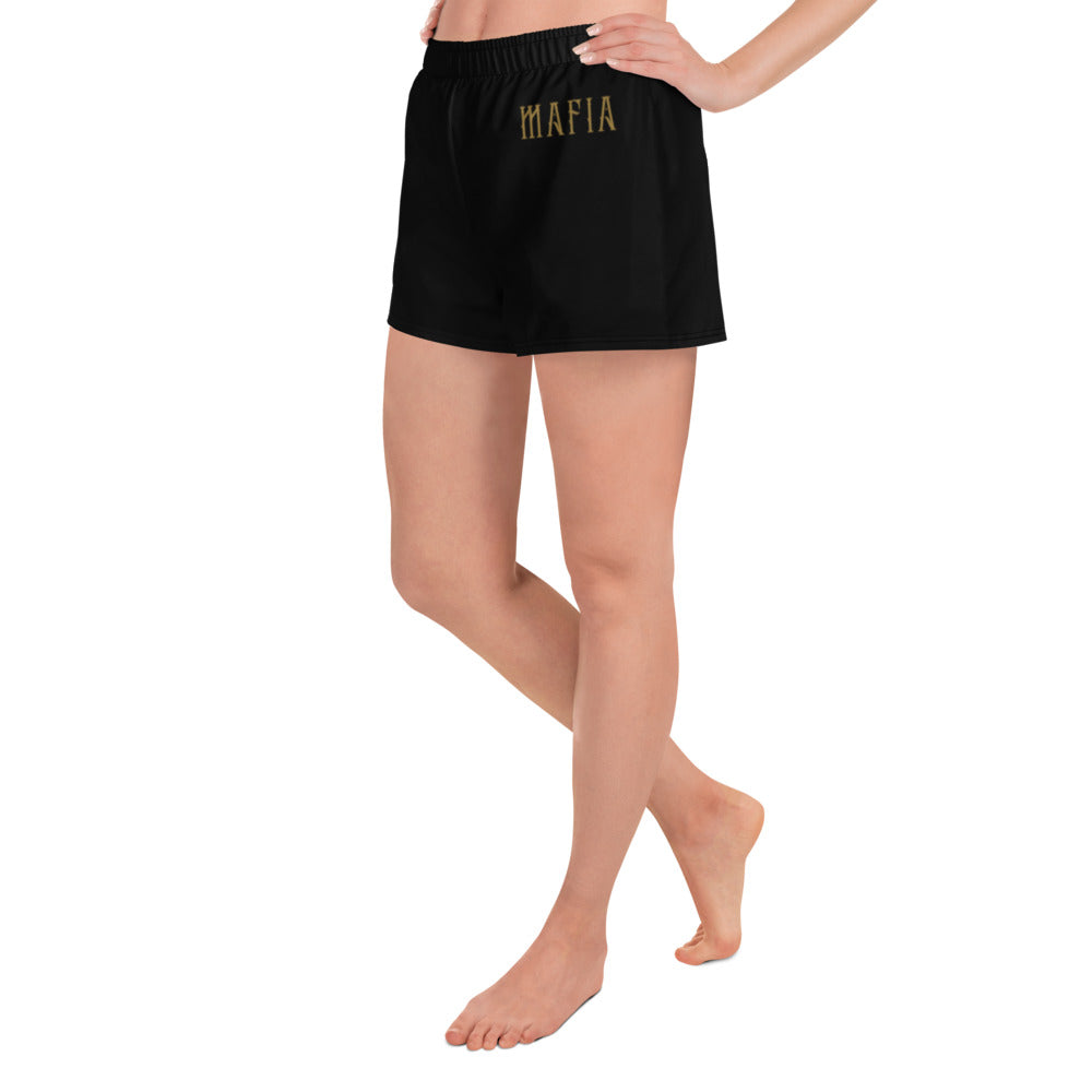 The Golden Mafioso - Women’s Recycled Athletic Shorts