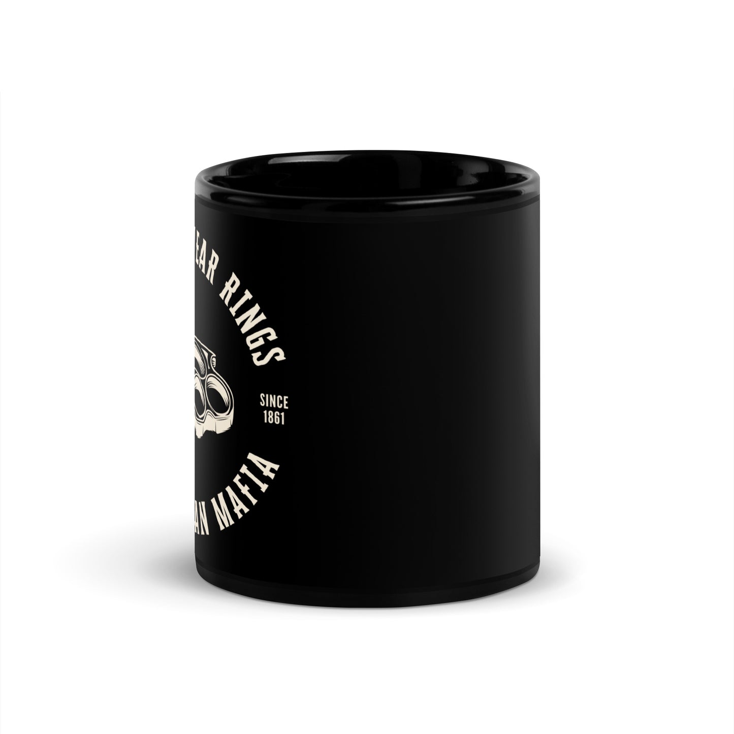 The Peace Keeper - Black Glossy Mug