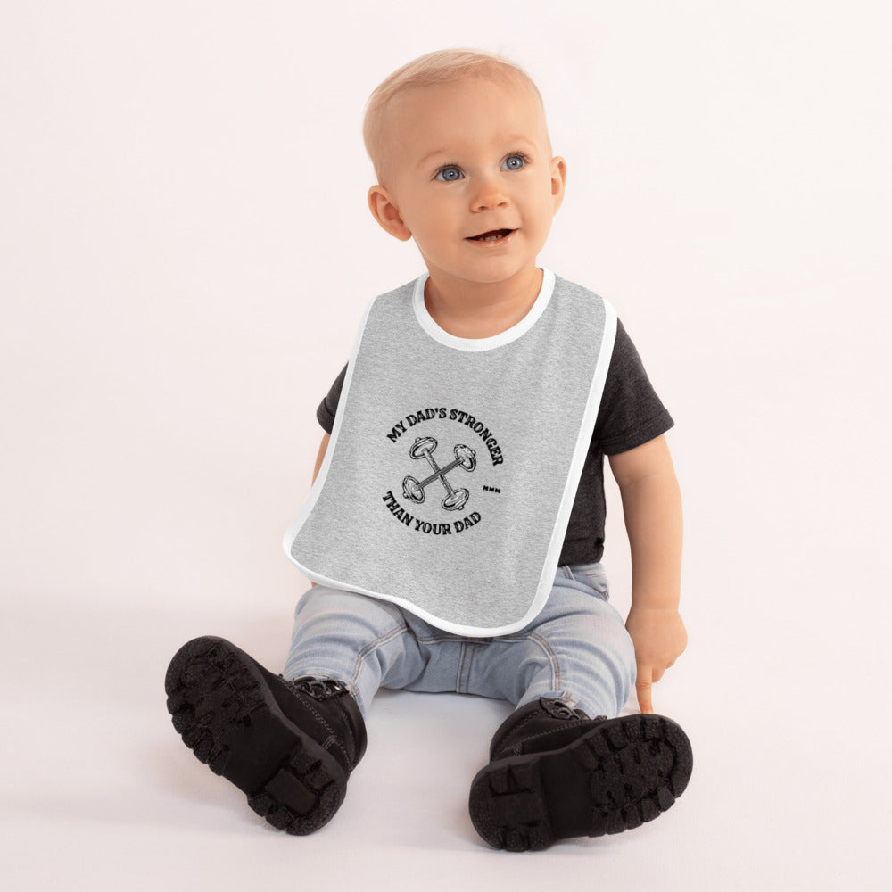 The Truth Teller - Embroidered Baby Bib