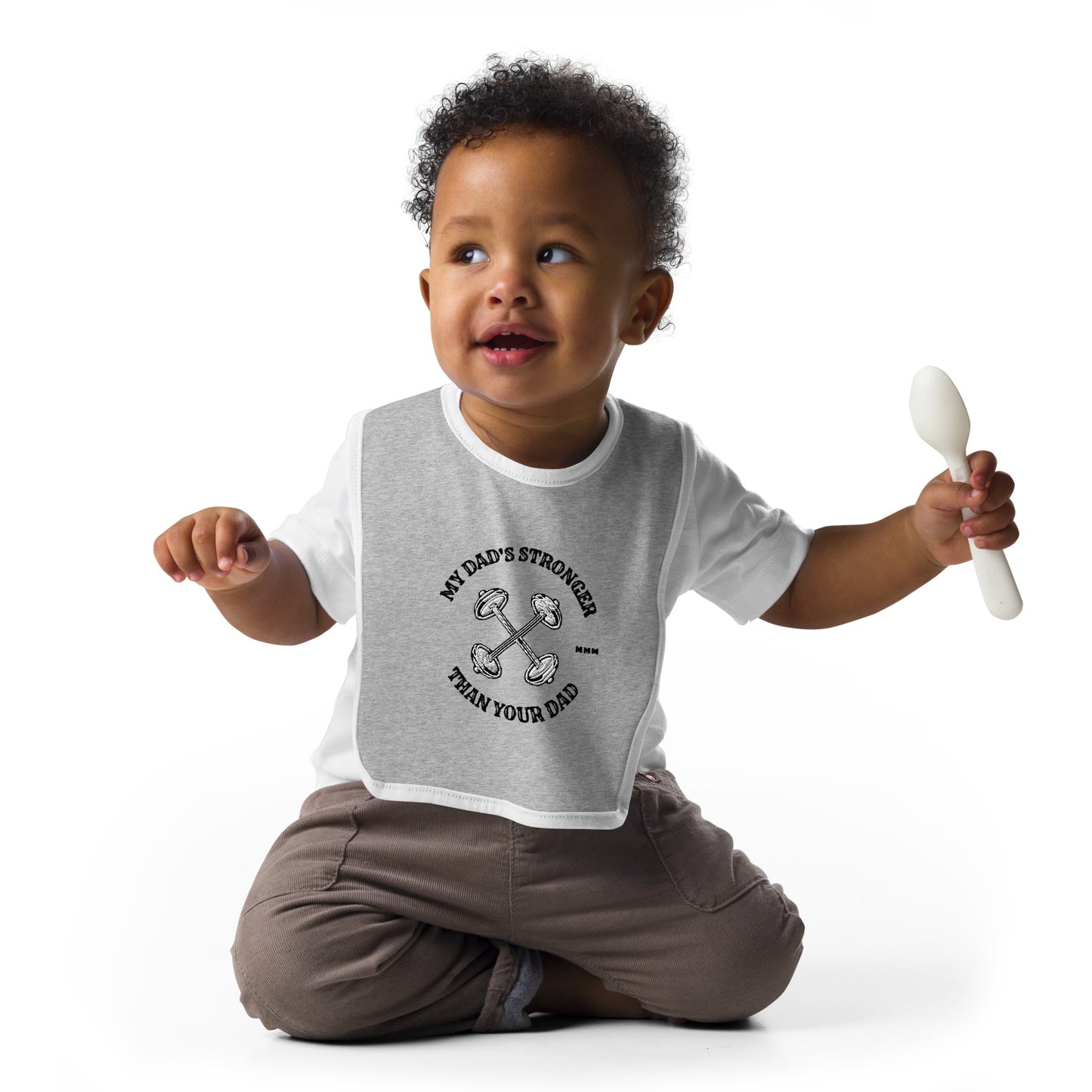 The Truth Teller - Embroidered Baby Bib