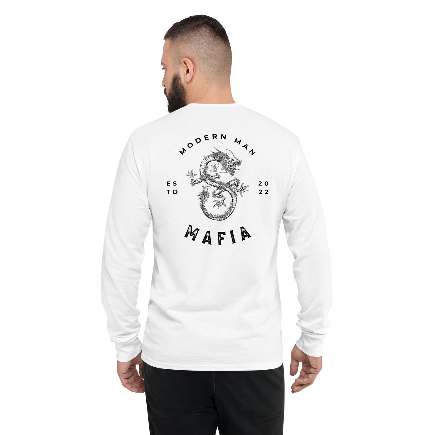 The Mafia's Dragon (Club Style) - Men's Champion Long Sleeve Shirt