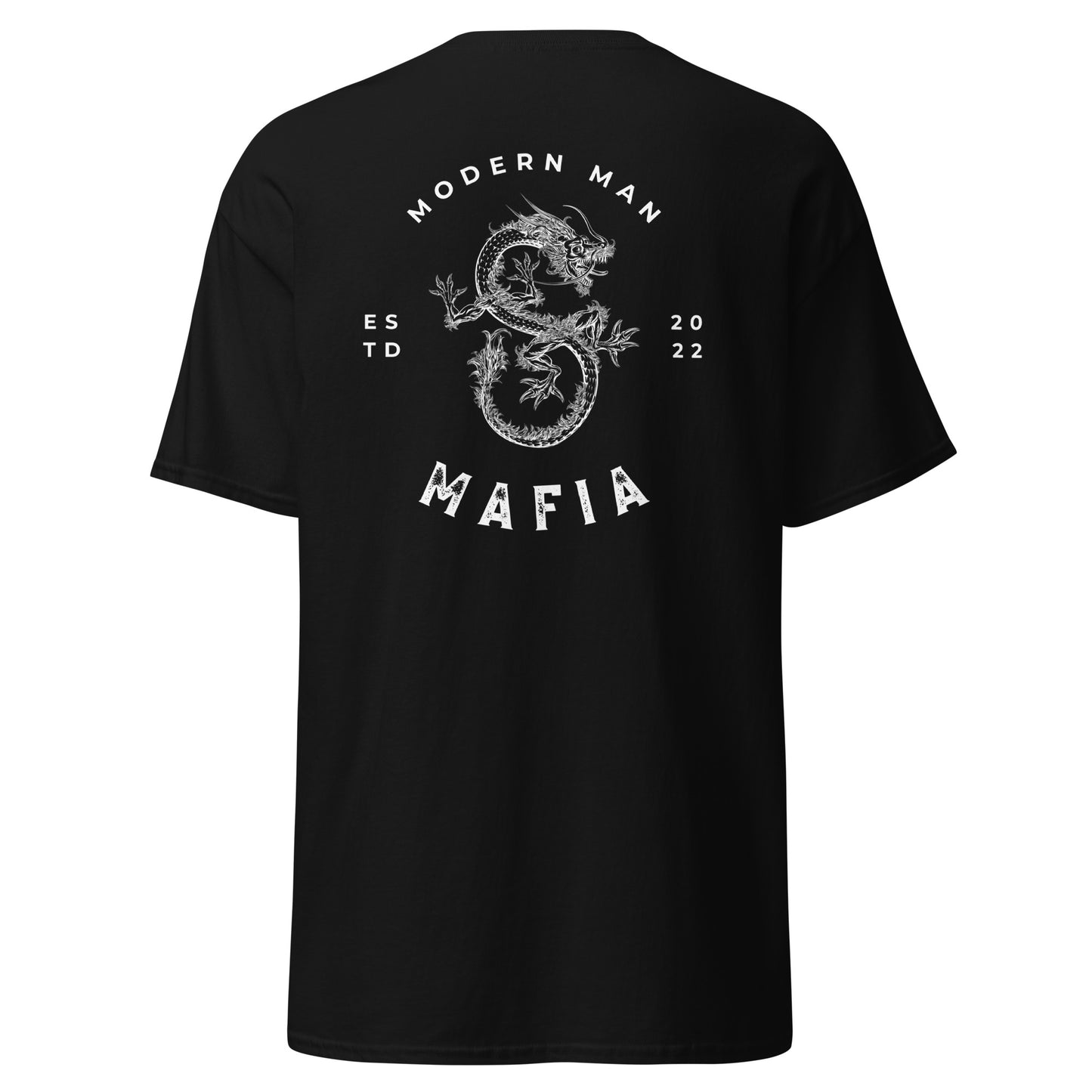 The Mafia's Dragon (Club Style, Black) - Men's Classic Tee