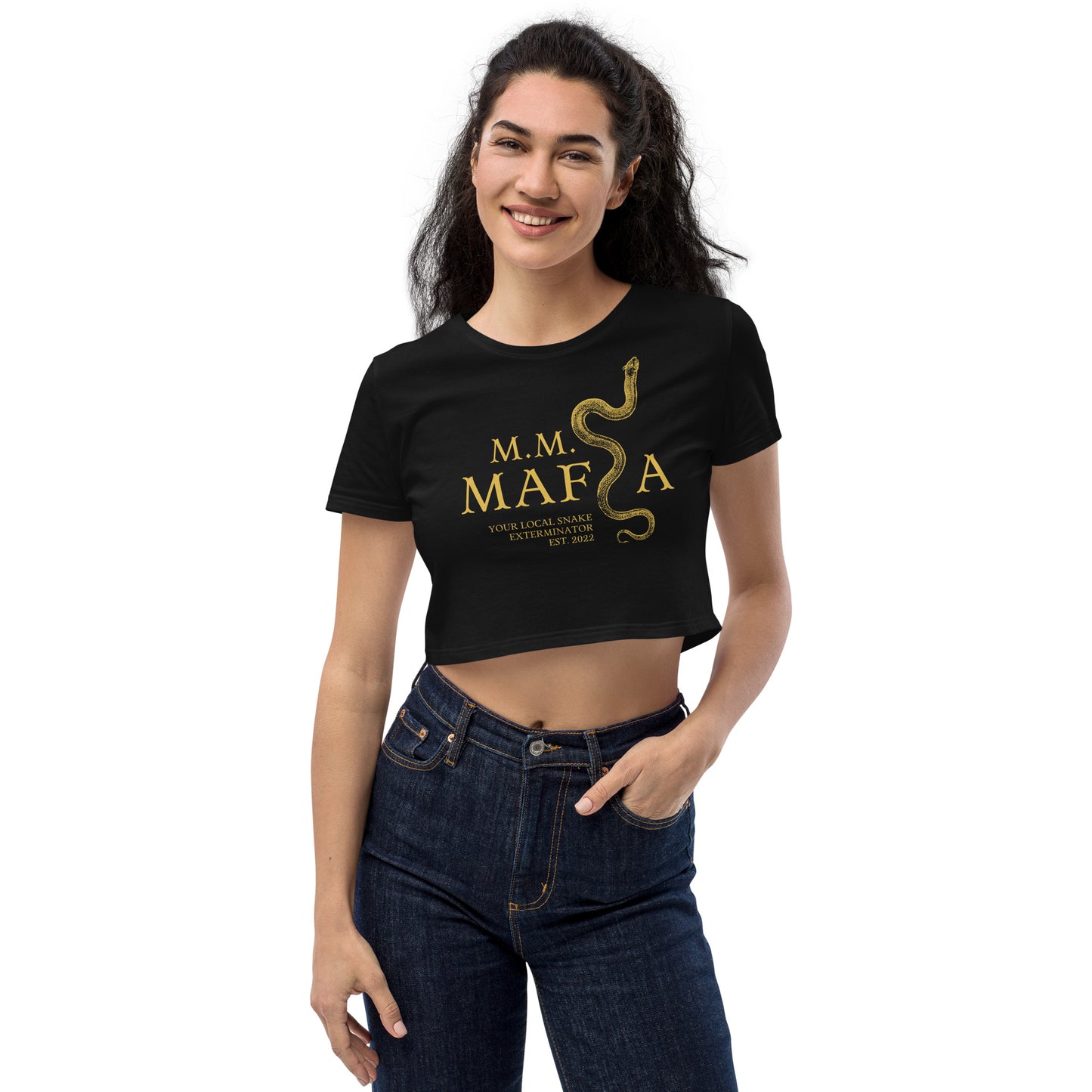 The Neighborhood Hero - Women's Organic Crop Top