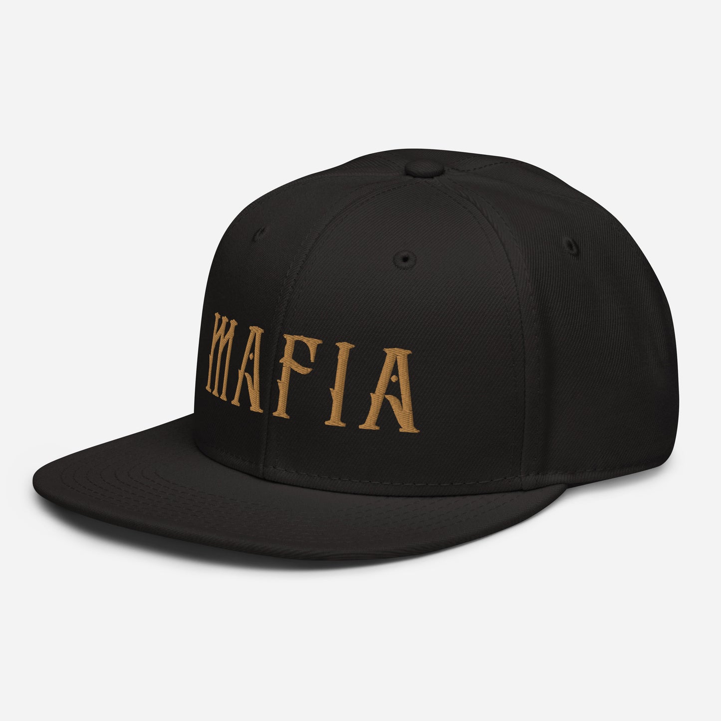 The Golden Mafioso - Embroidered Snapback Hat