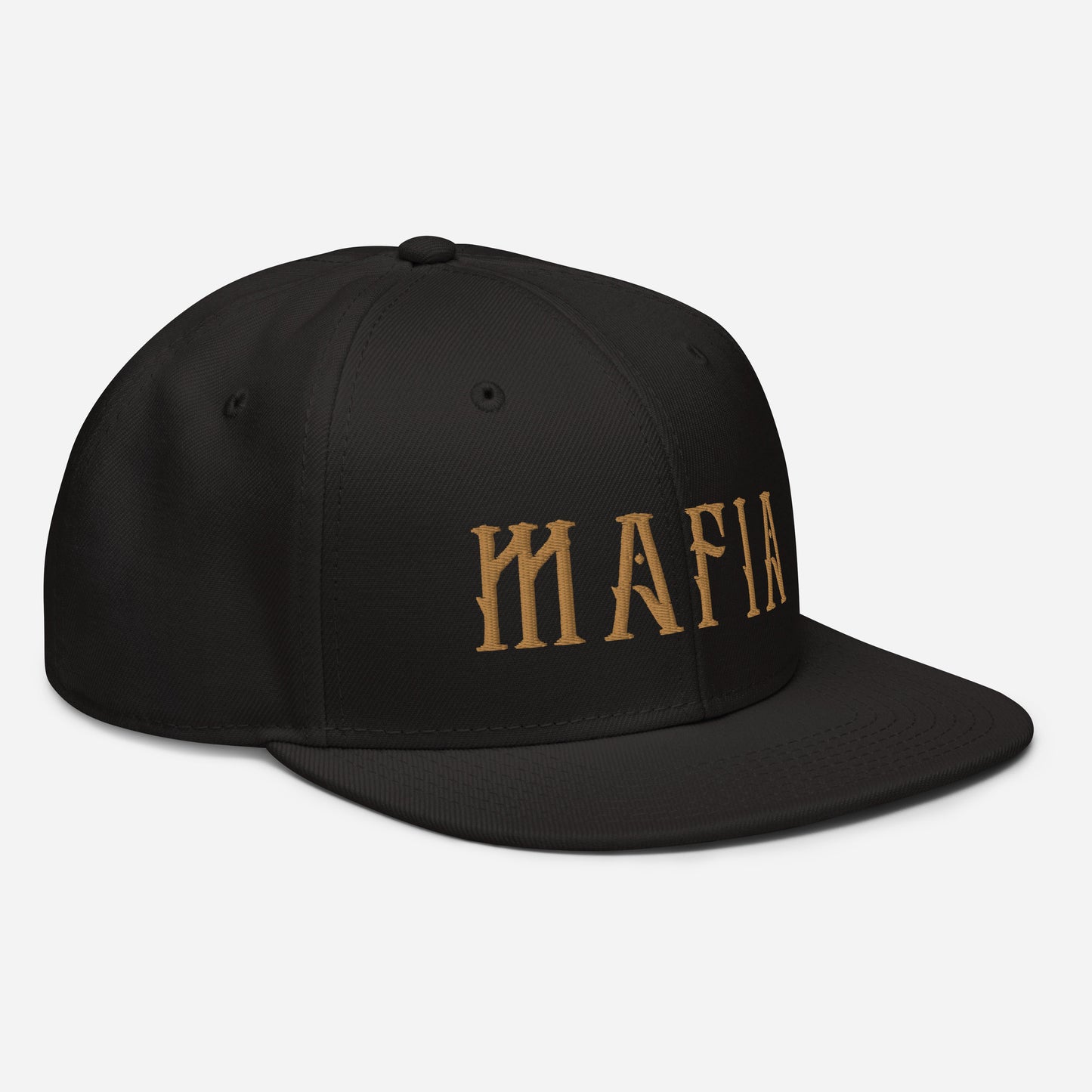 The Golden Mafioso - Embroidered Snapback Hat